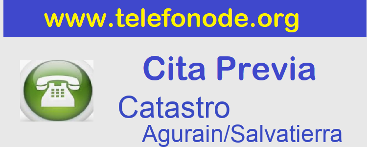 Cita Previa Catastro Agurain/Salvatierra