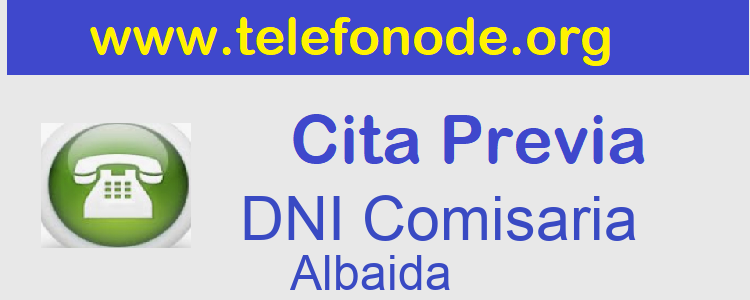 Pedir Cita Previa DNI Albaida