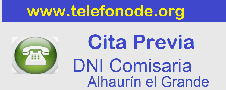 Pedir Cita Previa DNI Alhaurín el Grande