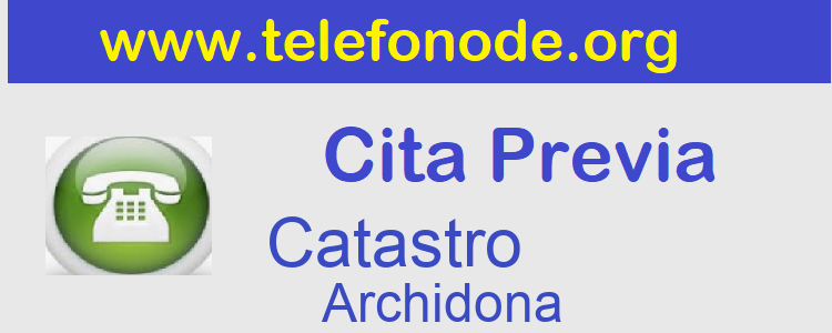 Cita Previa Catastro Archidona