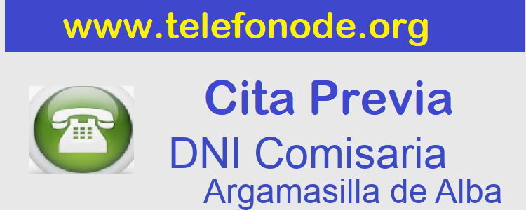 Pedir Cita Previa DNI Argamasilla de Alba