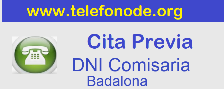 Pedir Cita Previa DNI Badalona