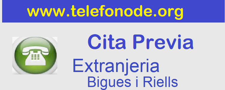 Cita Previa NIe y Huellas Bigues i Riells