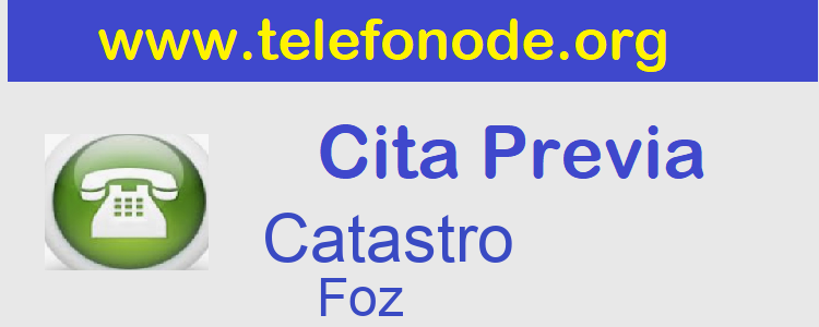 Cita Previa Catastro Foz