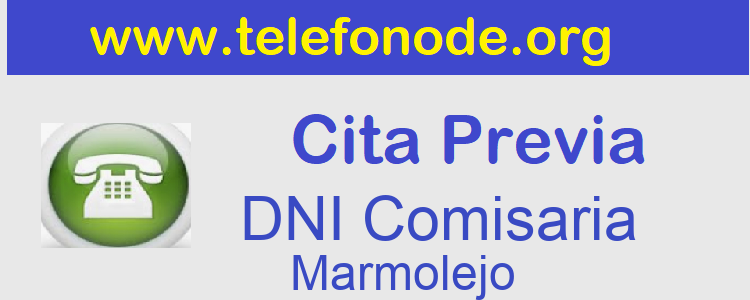 Pedir Cita Previa DNI Marmolejo