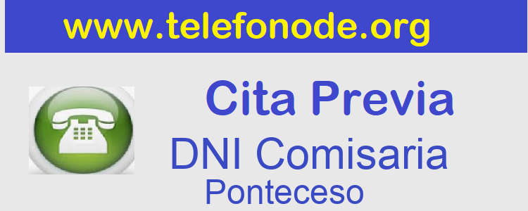 Pedir Cita Previa DNI Ponteceso