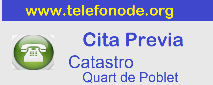 Cita Previa Catastro Quart de Poblet