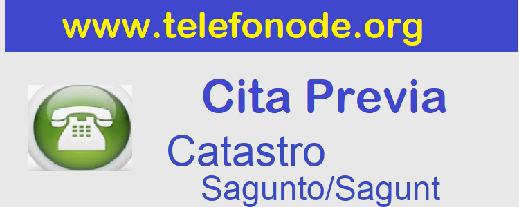 Cita Previa Catastro Sagunto/Sagunt