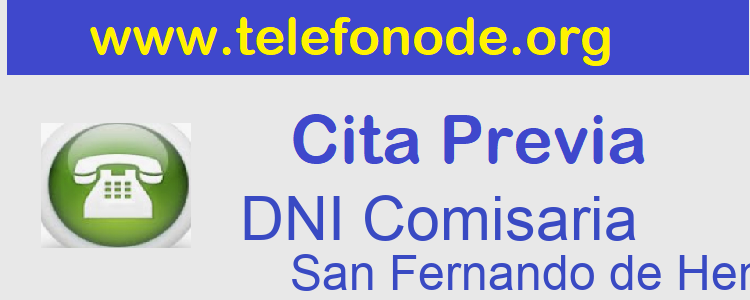 Pedir Cita Previa DNI San Fernando de Henares