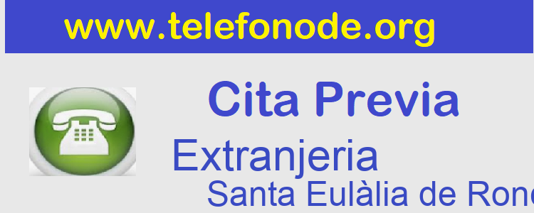 Cita Previa NIe y Huellas Santa Eulàlia de Ronçana