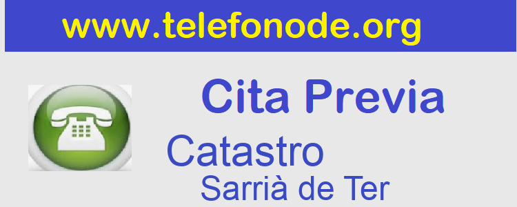 Cita Previa Catastro Sarrià de Ter