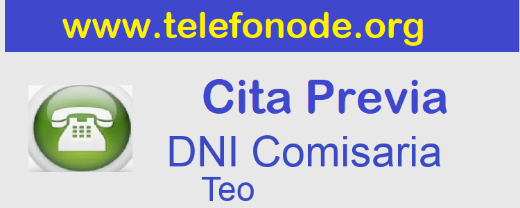Pedir Cita Previa DNI Teo