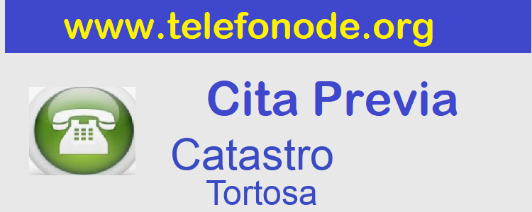 Cita Previa Catastro Tortosa