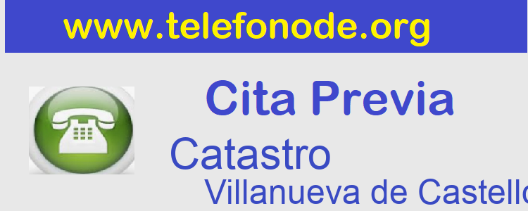 Cita Previa Catastro Villanueva de Castellón