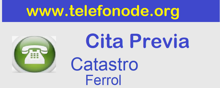 Cita Previa Catastro Ferrol