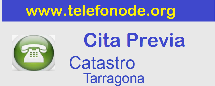 Cita Previa Catastro Tarragona