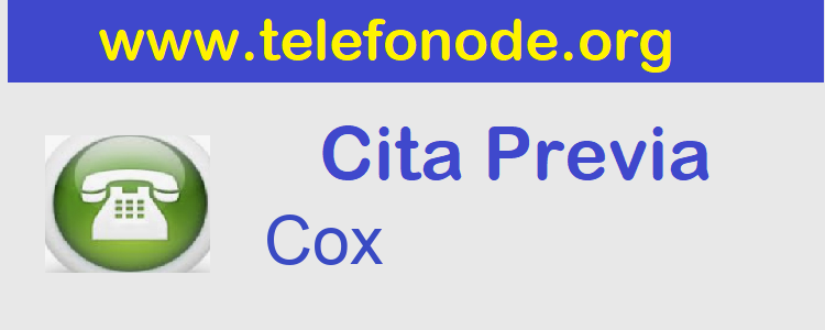Cita Previa  cox