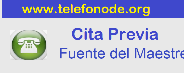 Cita Previa  fuente-del-maestre