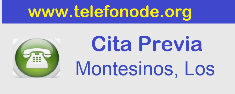Cita Previa  montesinos-los
