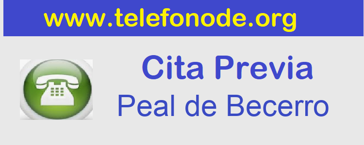 Cita Previa  peal-de-becerro