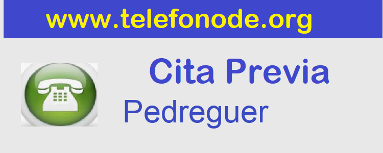 Cita Previa  pedreguer