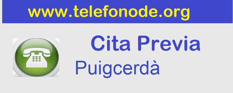 Cita Previa  puigcerda