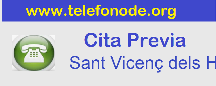 Cita Previa  sant-vicenc-dels-horts