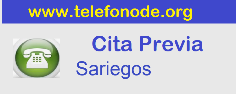 Cita Previa  sariegos