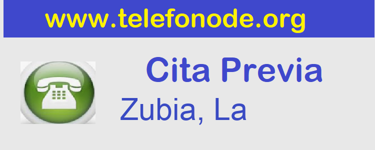 Cita Previa  zubia-la