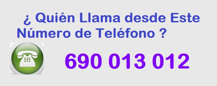 teléfono 690013012
