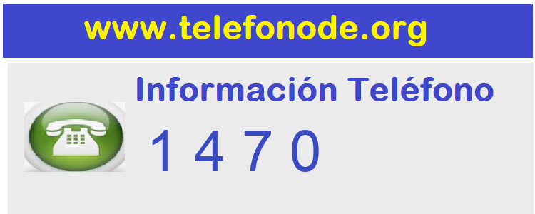 Telefono  1470