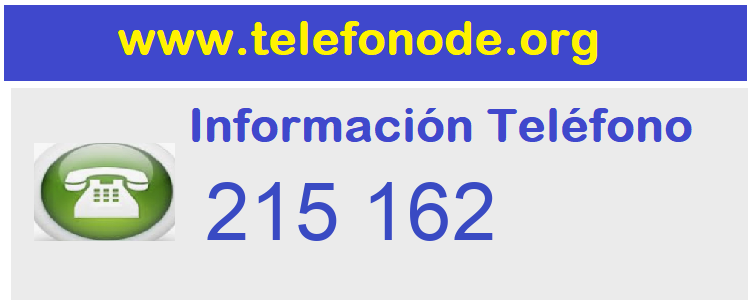 Telefono  215162