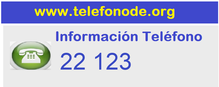 Telefono  22123