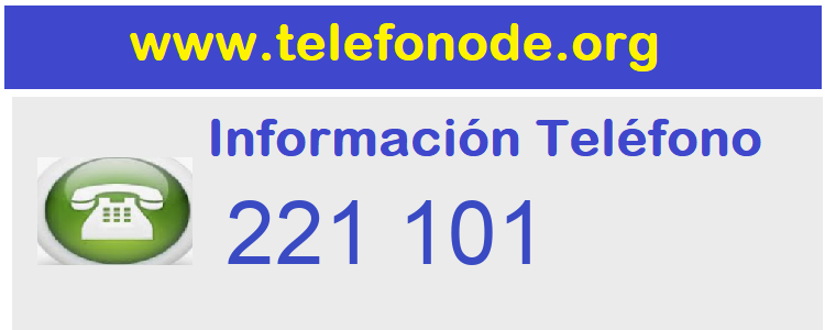 Telefono  221101