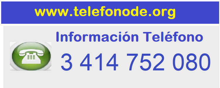 Telefono  3414752080