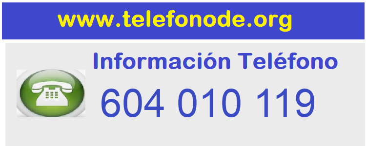 Telefono  604010119