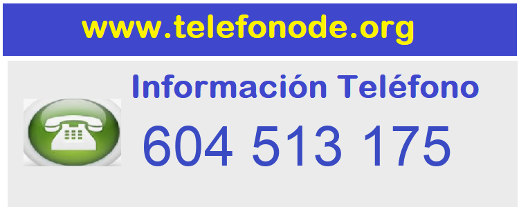 Telefono  604513175