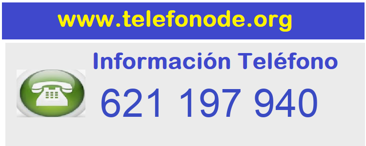 Telefono  621197940