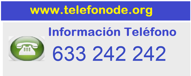 Telefono  633242242