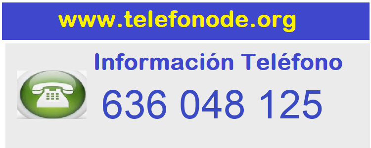 Telefono  636048125