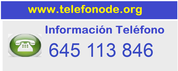 Telefono  645113846