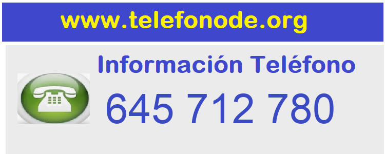 Telefono  645712780