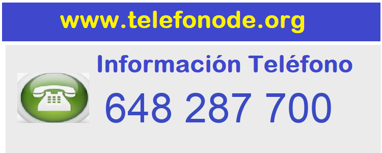 Telefono  648287700