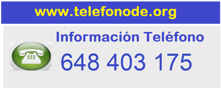 Telefono  648403175