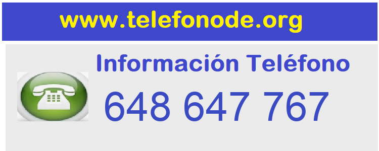 Telefono  648647767