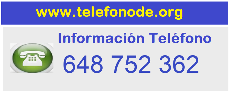 Telefono  648752362