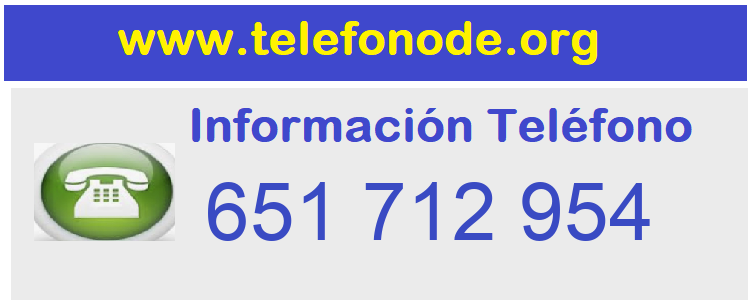Telefono  651712954