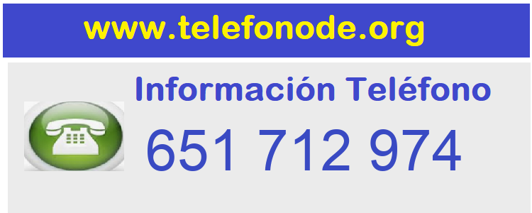 Telefono  651712974