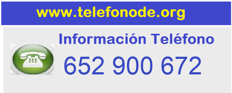 Telefono  652900672