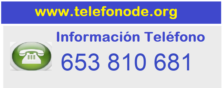Telefono  653810681